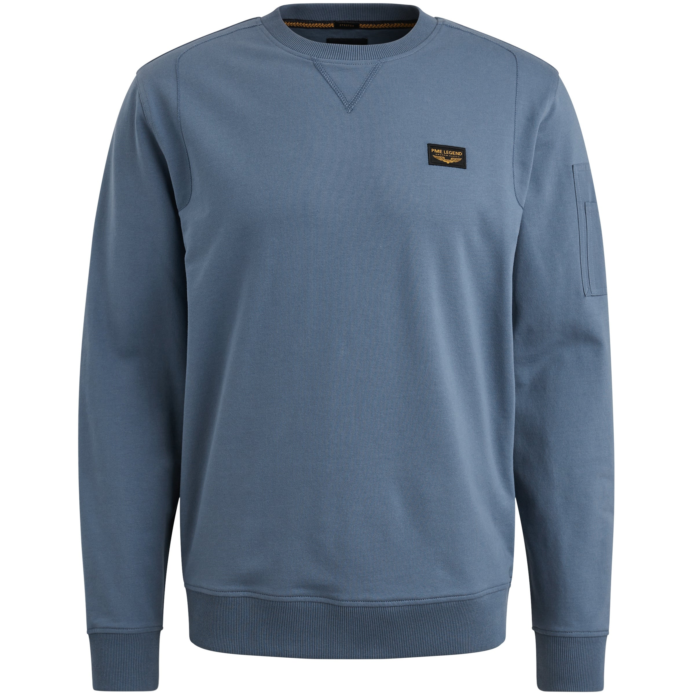 Sweatshirt aus Baumwolle - 5301-Vintage Indigo - Blau