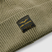 Strickmütze aus Baumwollmix - 6389-Dusky Green - Khaki