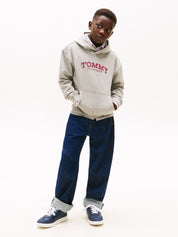 Sweathoodie aus Baumwollmix - A1G-GREY - Grau