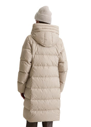 Daunenmantel mit Kapuze - 0660-Chalky Mauve - Creme