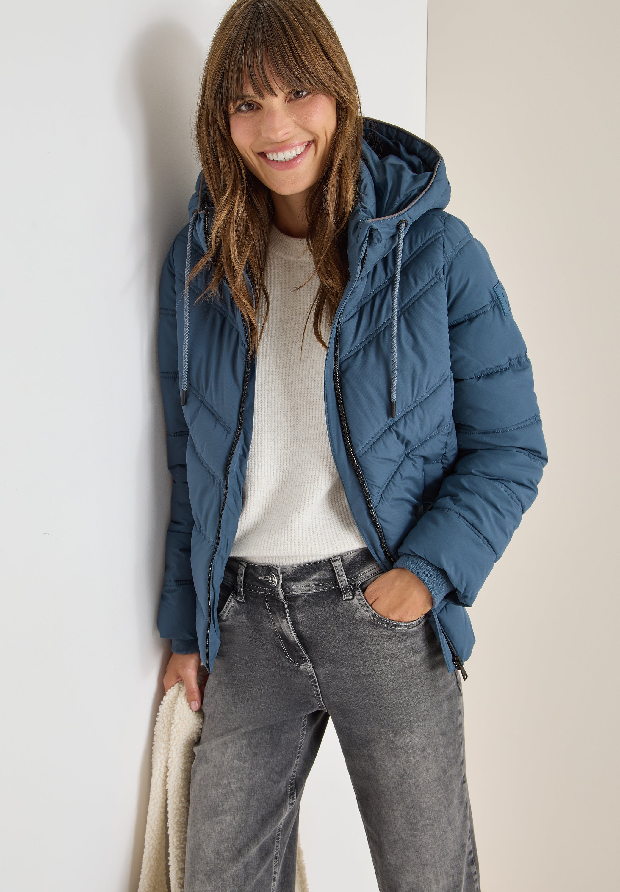 Winterjacke - 16666 moonstone blue - Blau