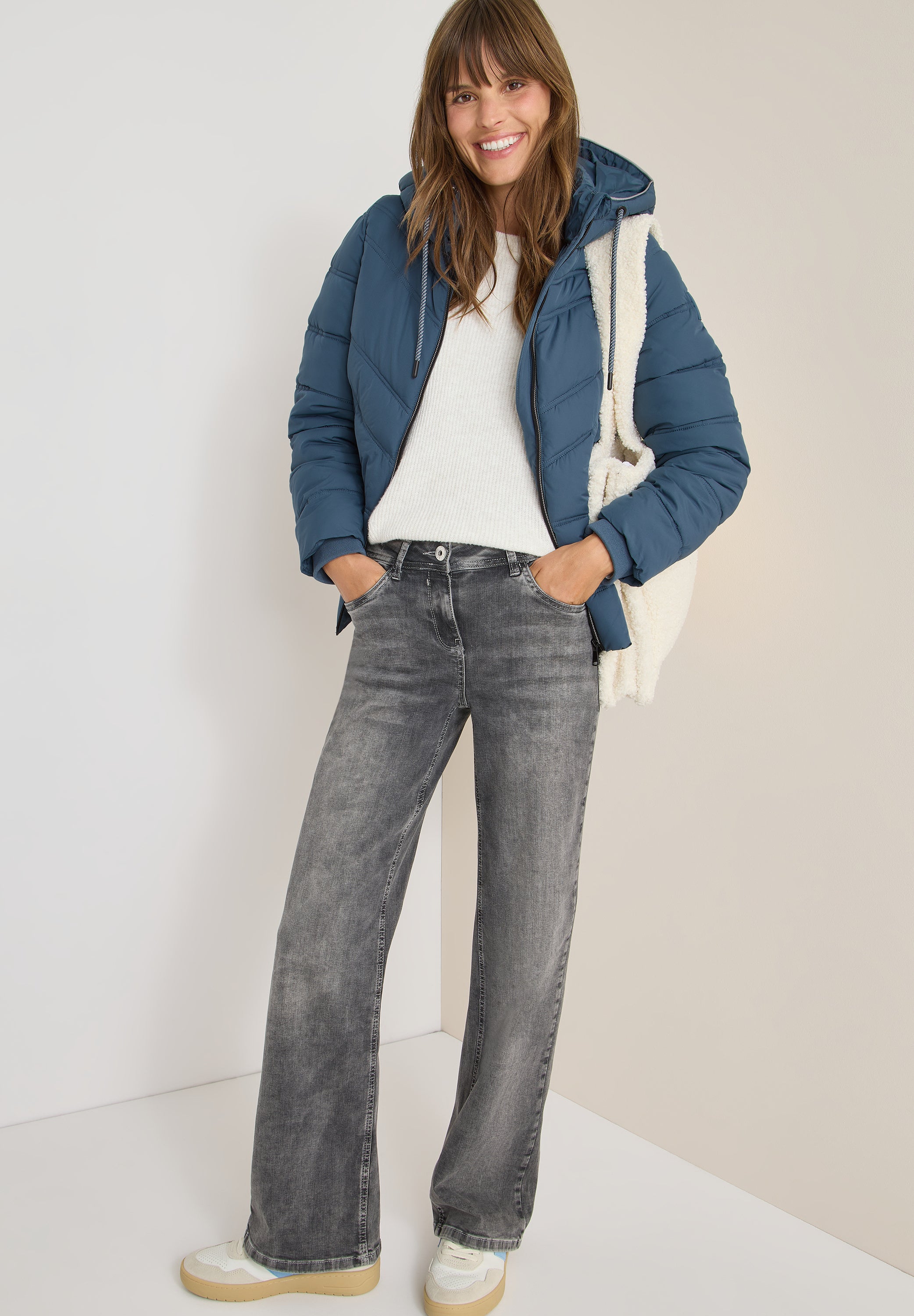 Winterjacke - 16666 moonstone blue - Blau