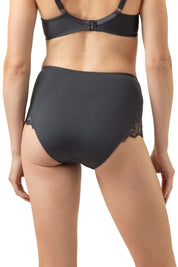 Taillenslip mit Spitze - 515-thunder grey - Grau