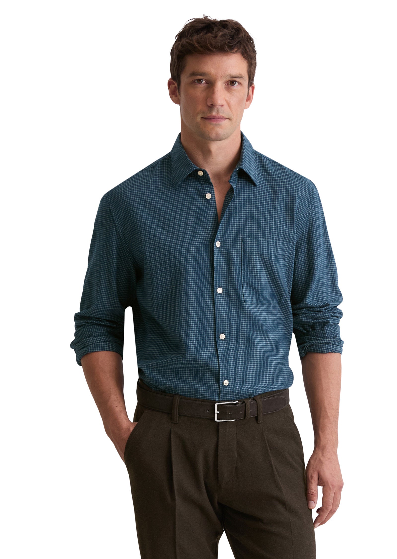 Freizeithemd Regular Fit - K86-multi/ blue daze - Blau