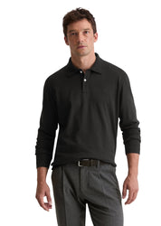 Poloshirt aus Baumwolle - 990-black - Schwarz