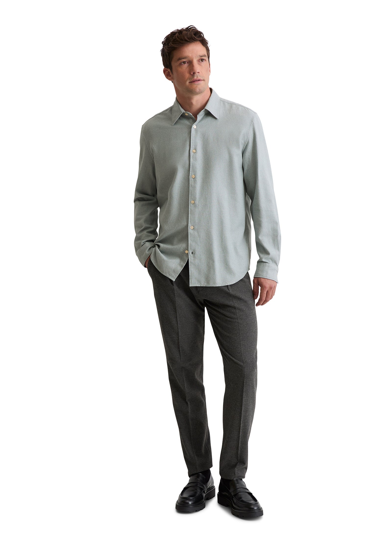 Freizeithemd Regular Fit - K82-multi/ artic blue - Blau