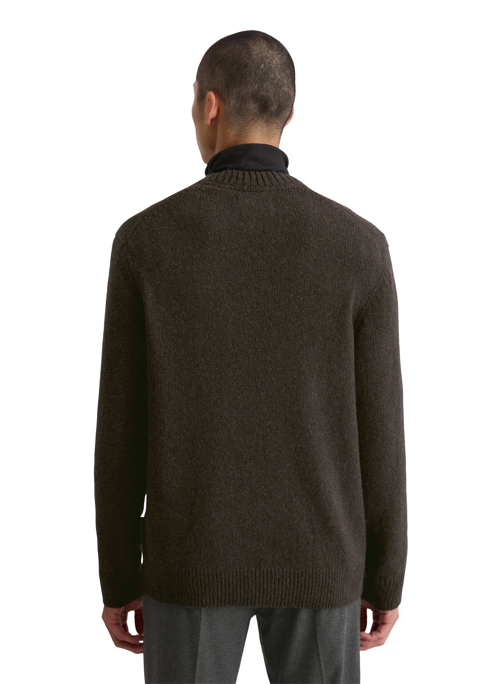 Strickpullover aus Wollmix - 780-burnt henna - Braun