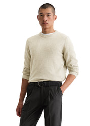 Strickpullover aus Wollmix Regular Fit - 707-gray silk - Beige