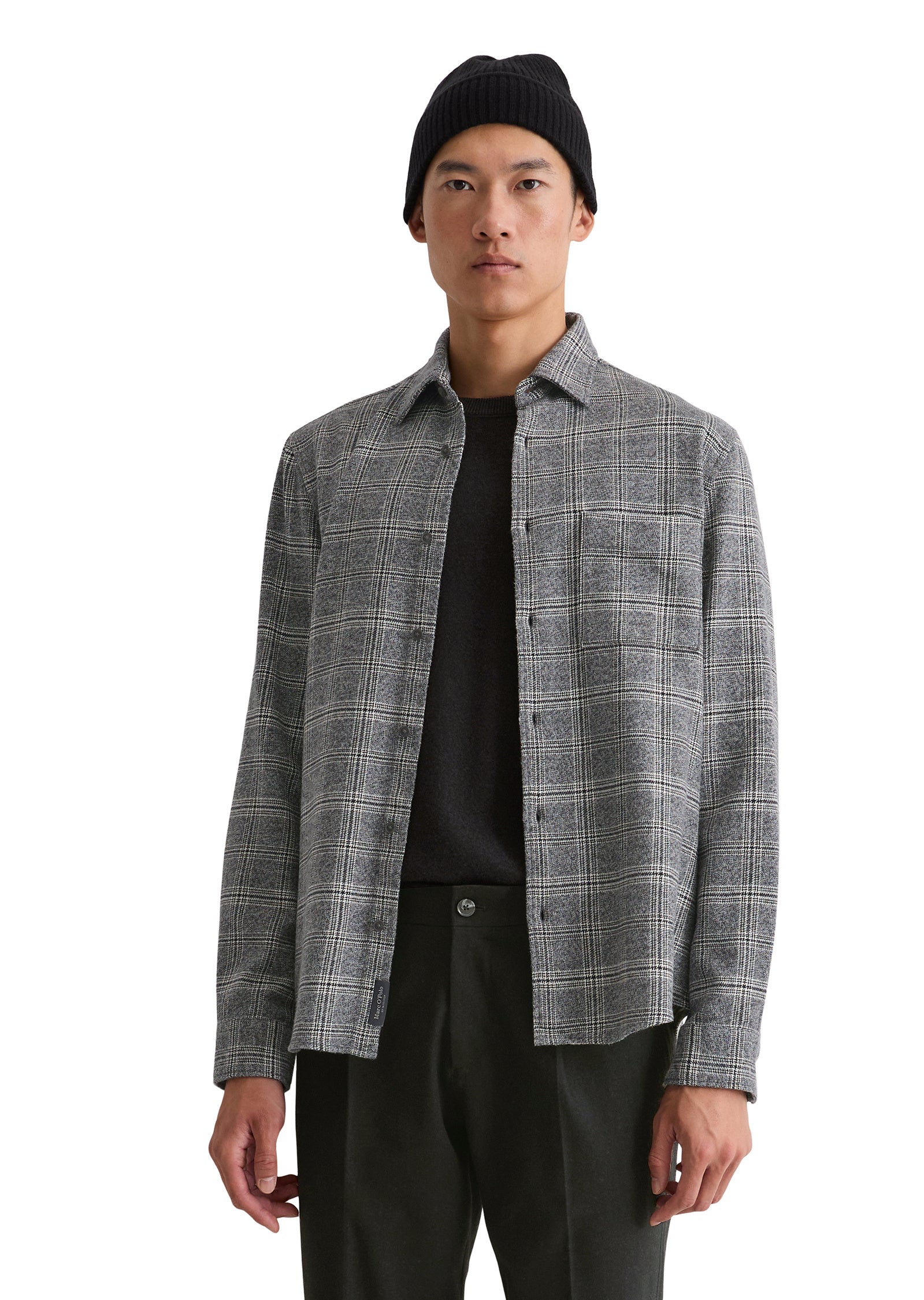 Freizeithemd kariert Regular Fit - J98-multi/grey melange - Grau