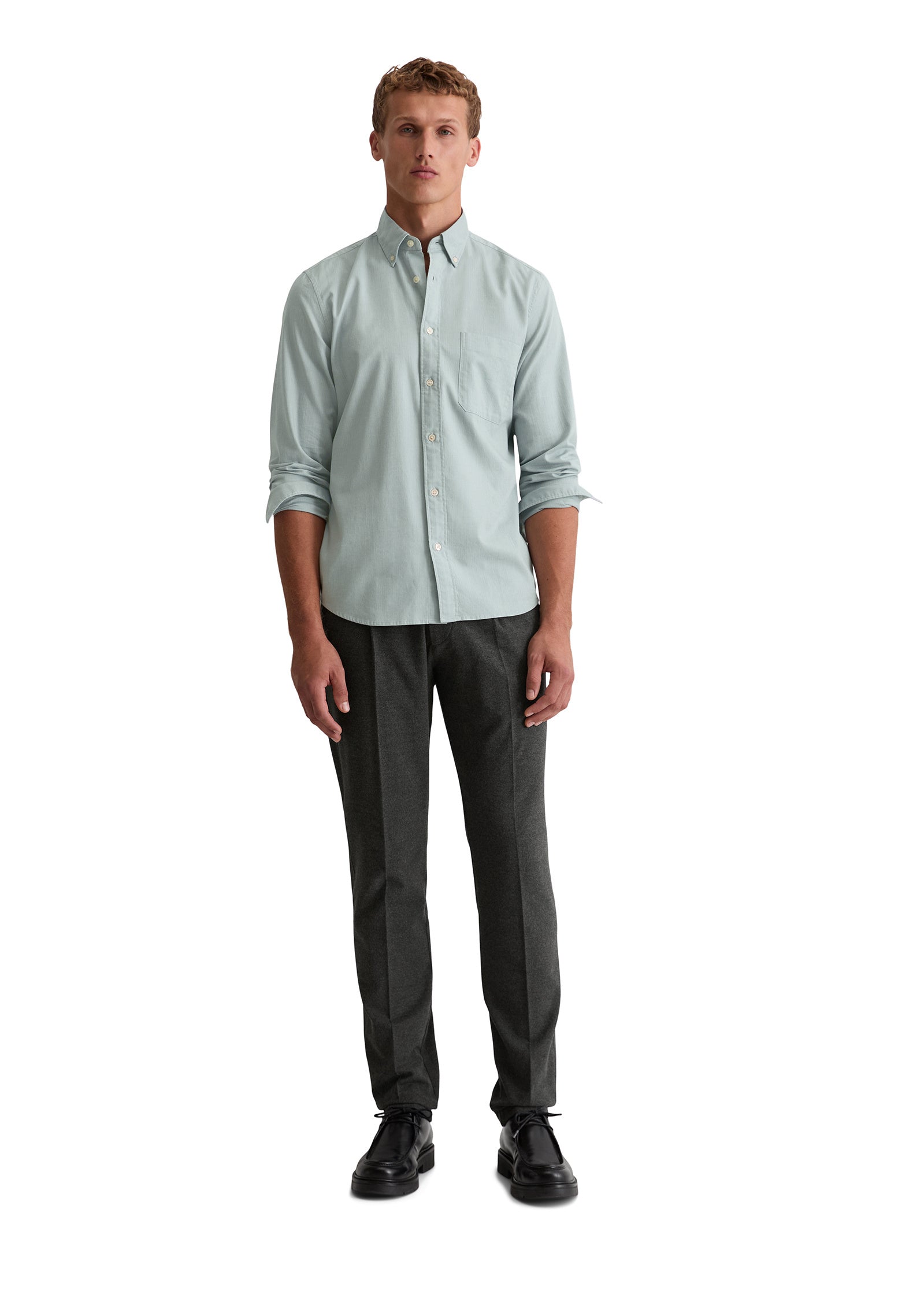 Hemd Regular Fit - J86-multi/ artic blue - Blau