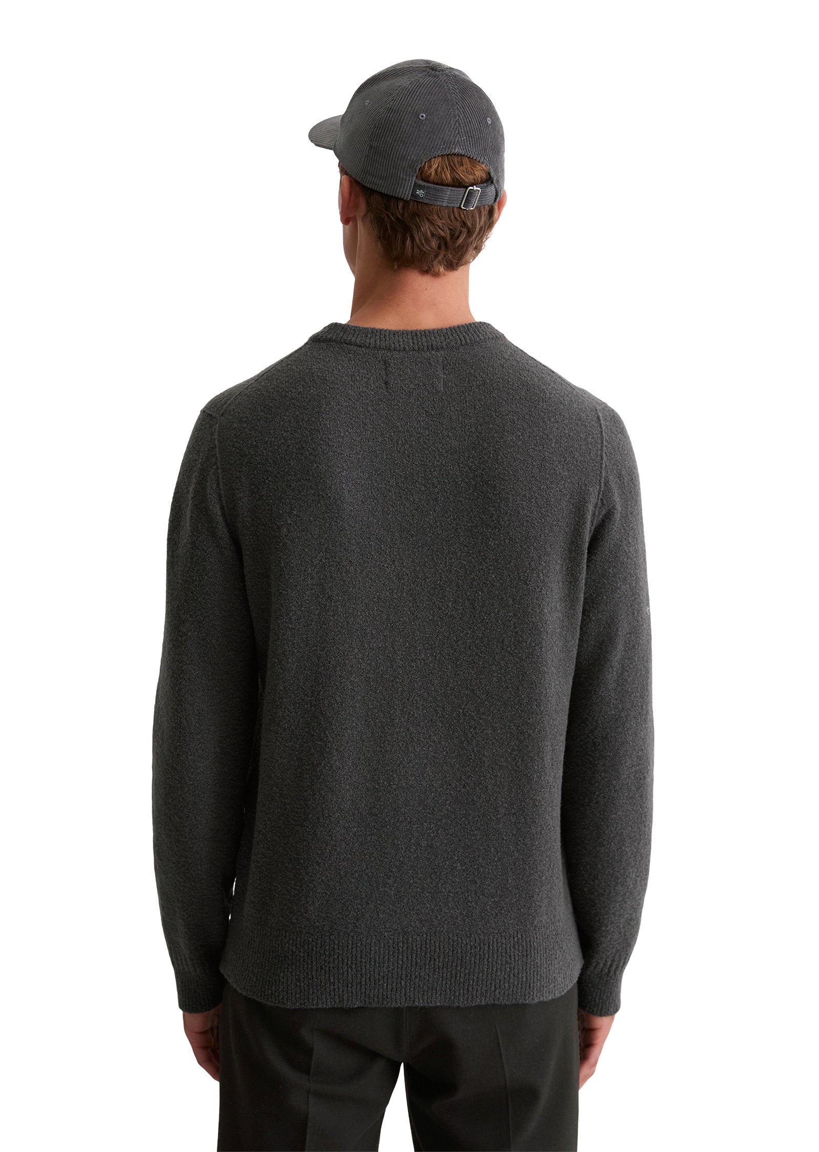 Strickpullover Regular Fit - 989-dark grey melange - Grau