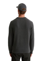 Strickpullover Regular Fit - 989-dark grey melange - Grau