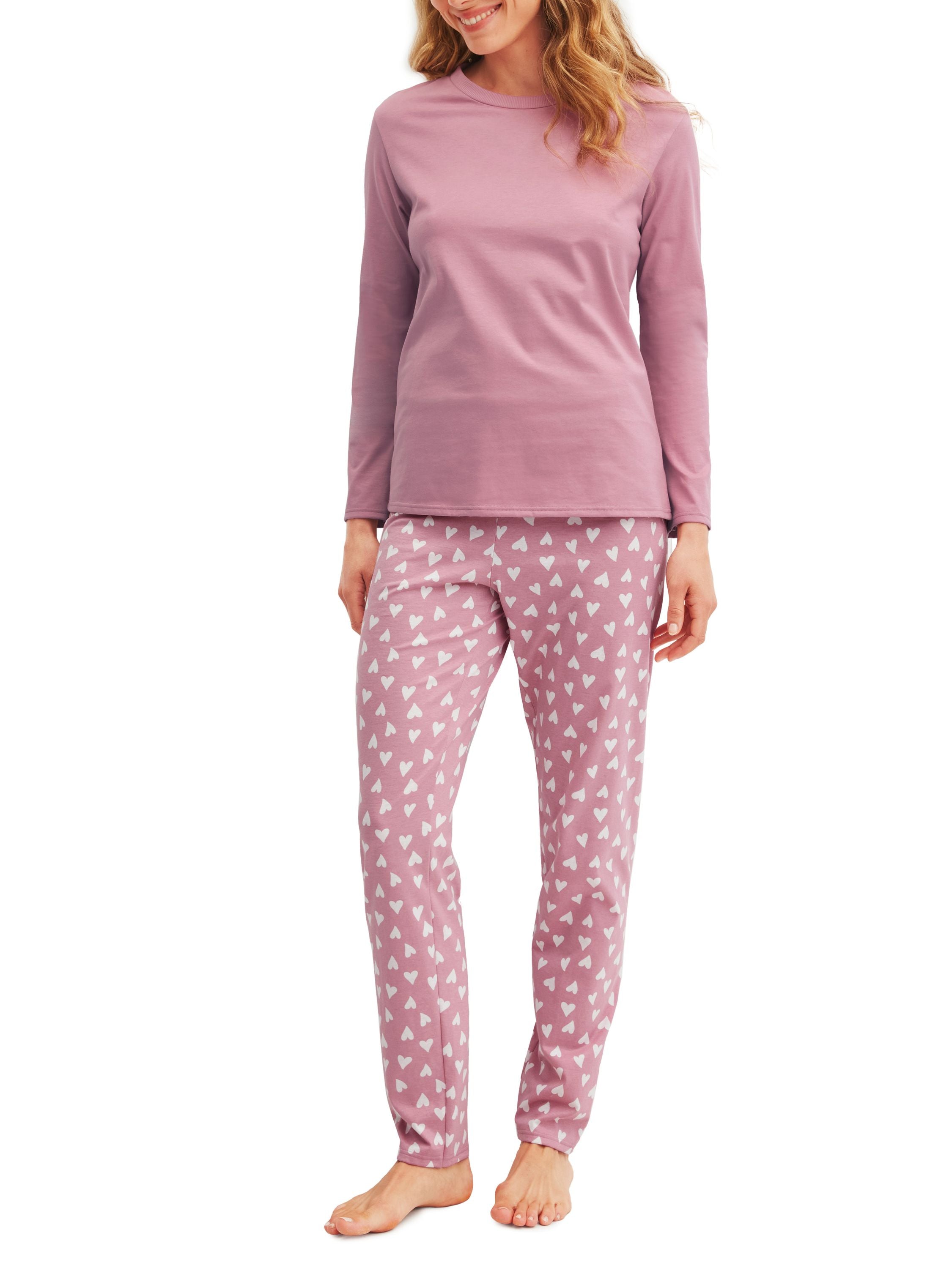 Schlafanzug aus Baumwolle - 286-lilas - Pink