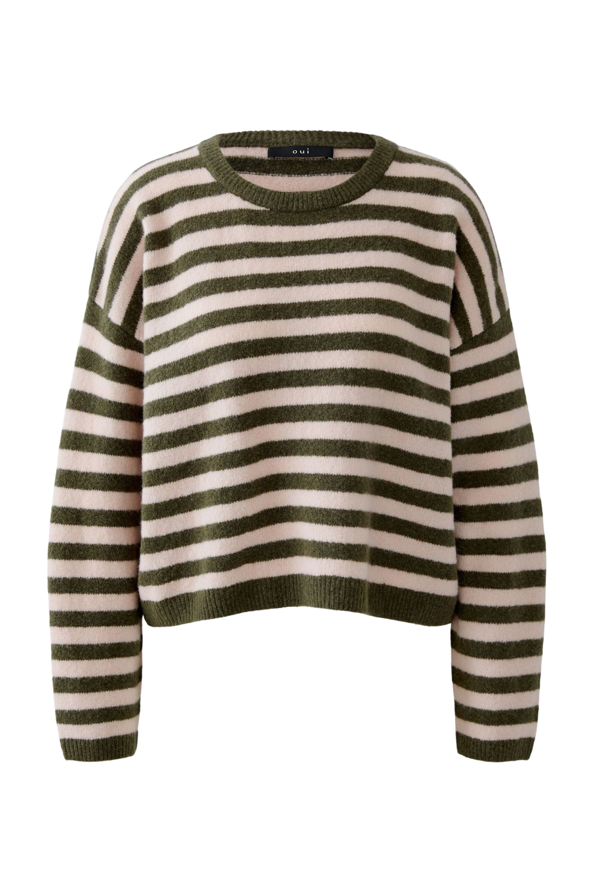 Strickpullover - 0683-khaki rose - Grün