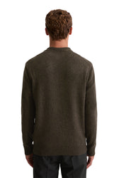 Strickpoloshirt aus Wollmix - 780-burnt henna - Braun