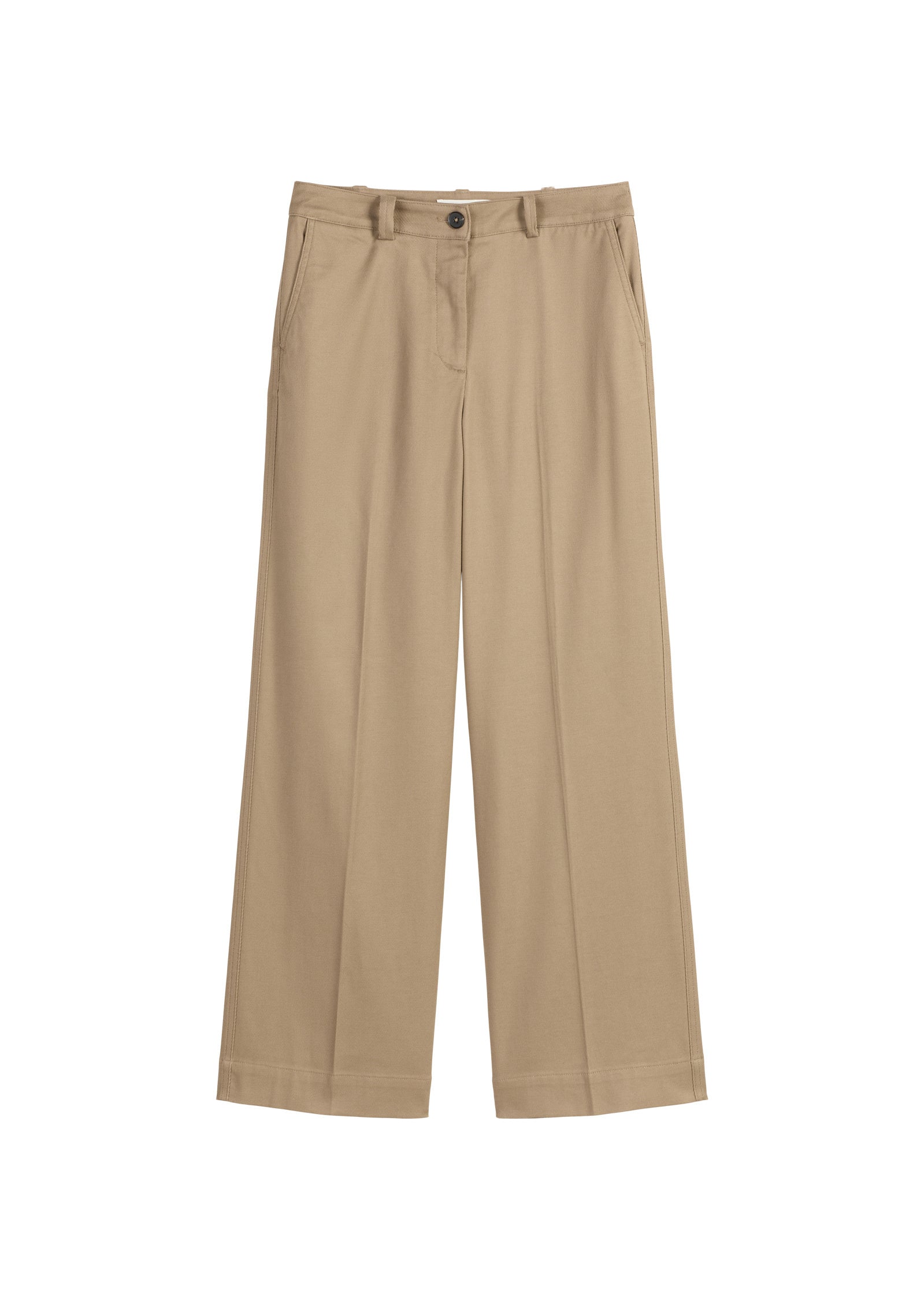 Bundfaltenhose Wide Leg - 750-dusty earth - Beige
