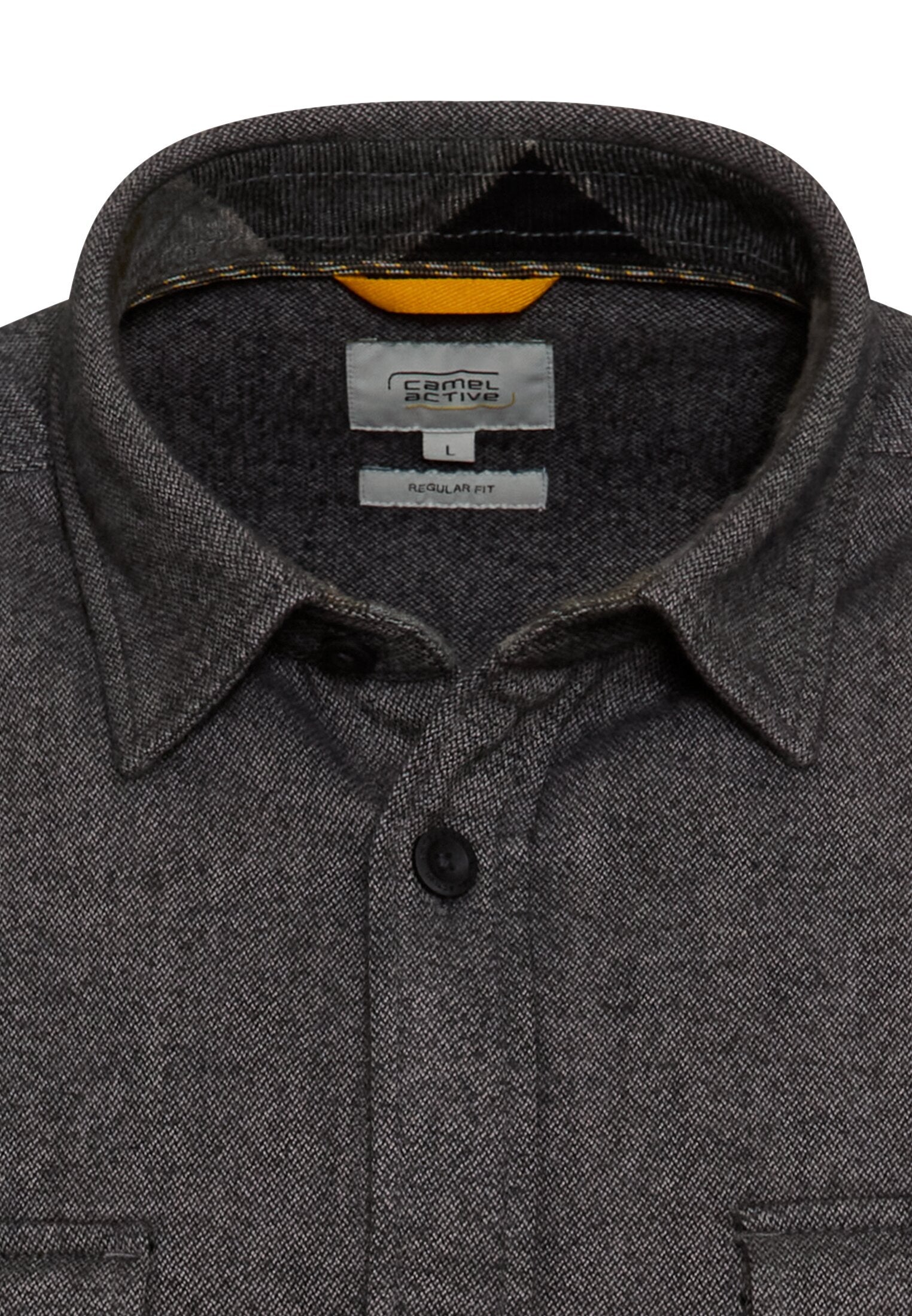 Overshirt aus Baumwolle - 06-Stone Gray - Grau