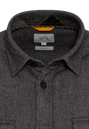 Overshirt aus Baumwolle - 06-Stone Gray - Grau
