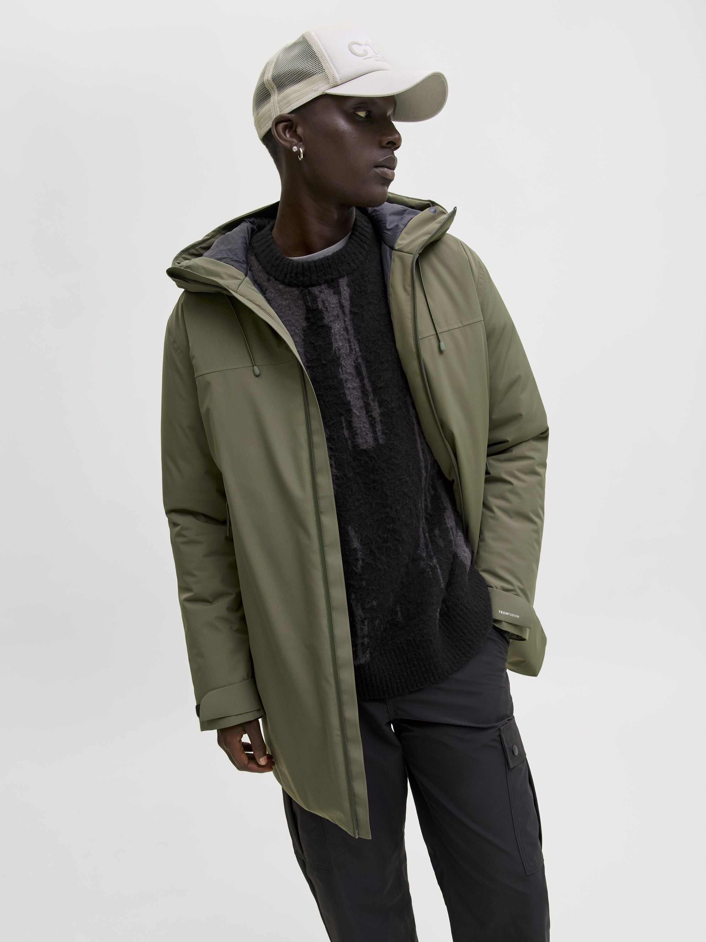 Parka FUSION mit Kapuze - Grape Leaf - Grün
