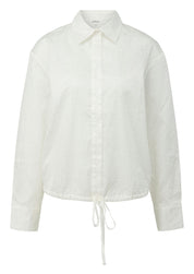 Bluse Relaxed Fit aus Baumwolle - 0210-WHITE - Weiß