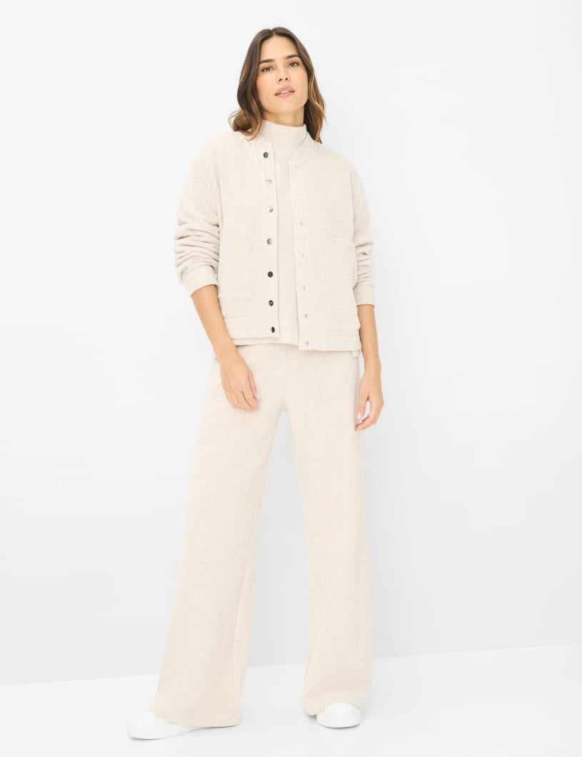 Sweatshirt BO L aus Baumwollmix - 60-canvas - Creme