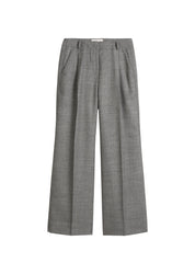 Anzugshose Wide Leg - 930-warm granite melange - Grau