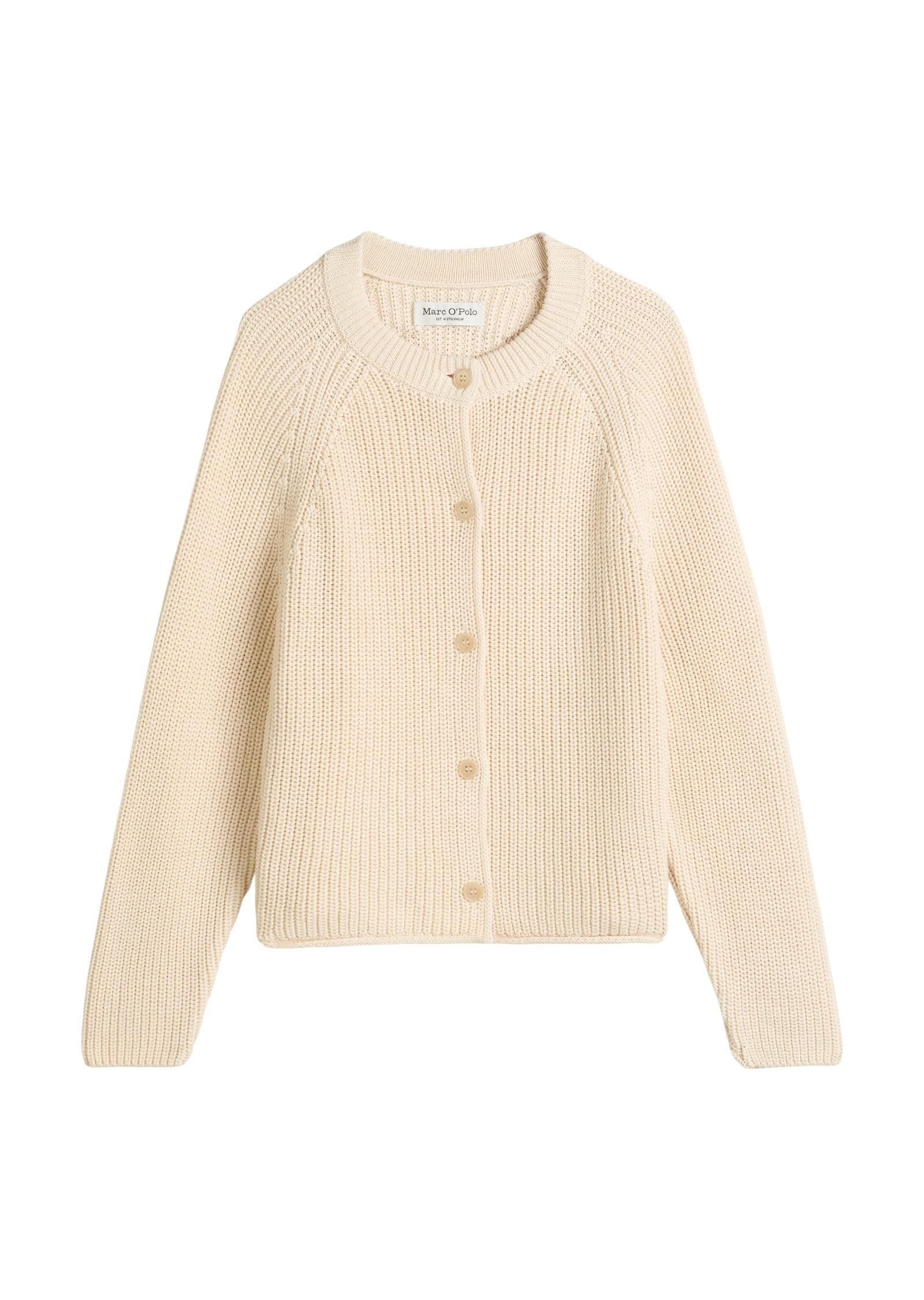 Strickcardigan aus Baumwolle - 143-raw cream - Creme