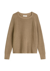 Strickpullover aus Baumwolle - 750-dusty earth - Braun