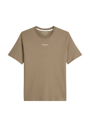 T-Shirt aus Baumwolle - 729-pavestone - Khaki