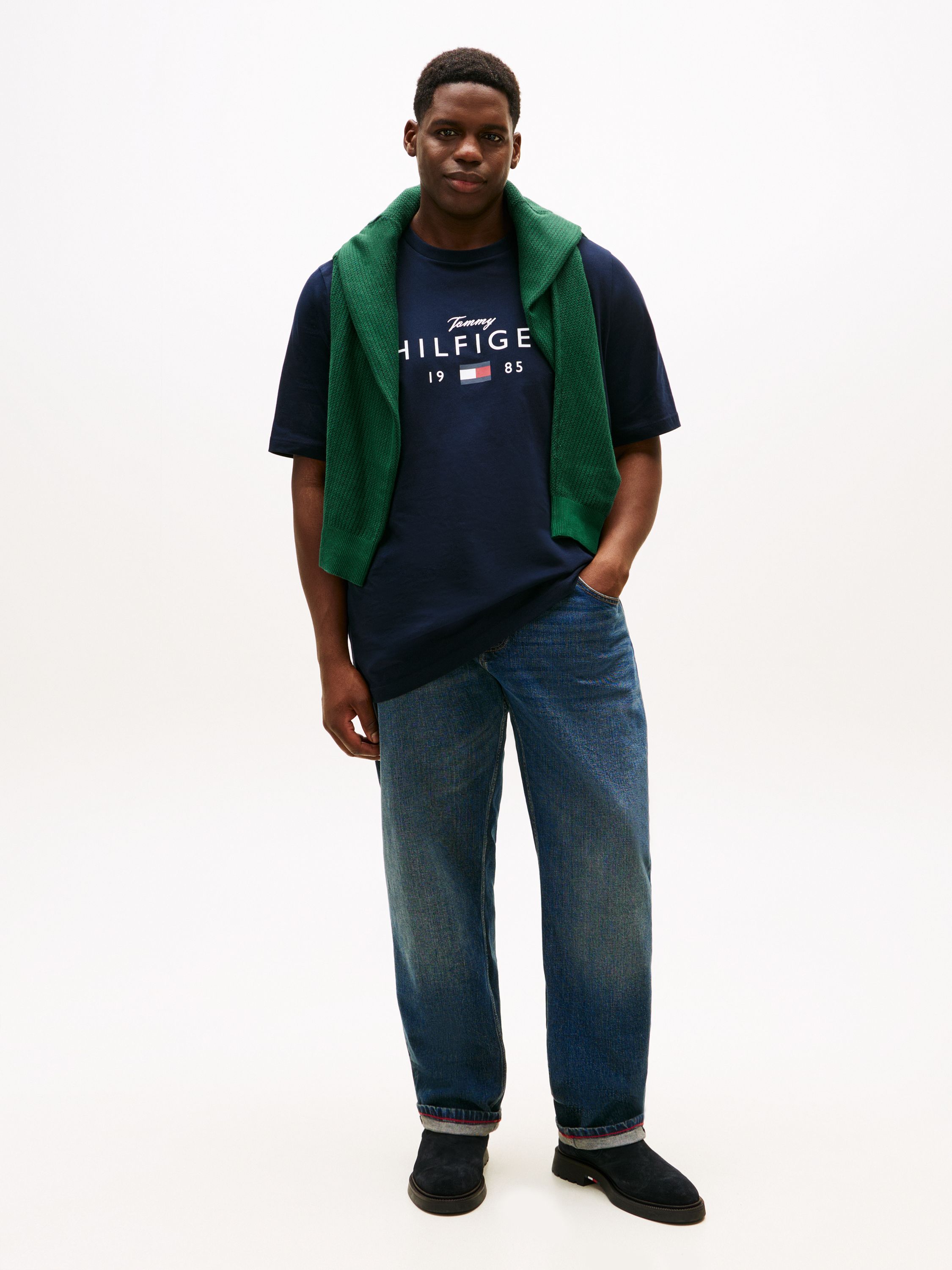 T-Shirt aus Bio-Baumwolle - DW5-BLUE - Blau