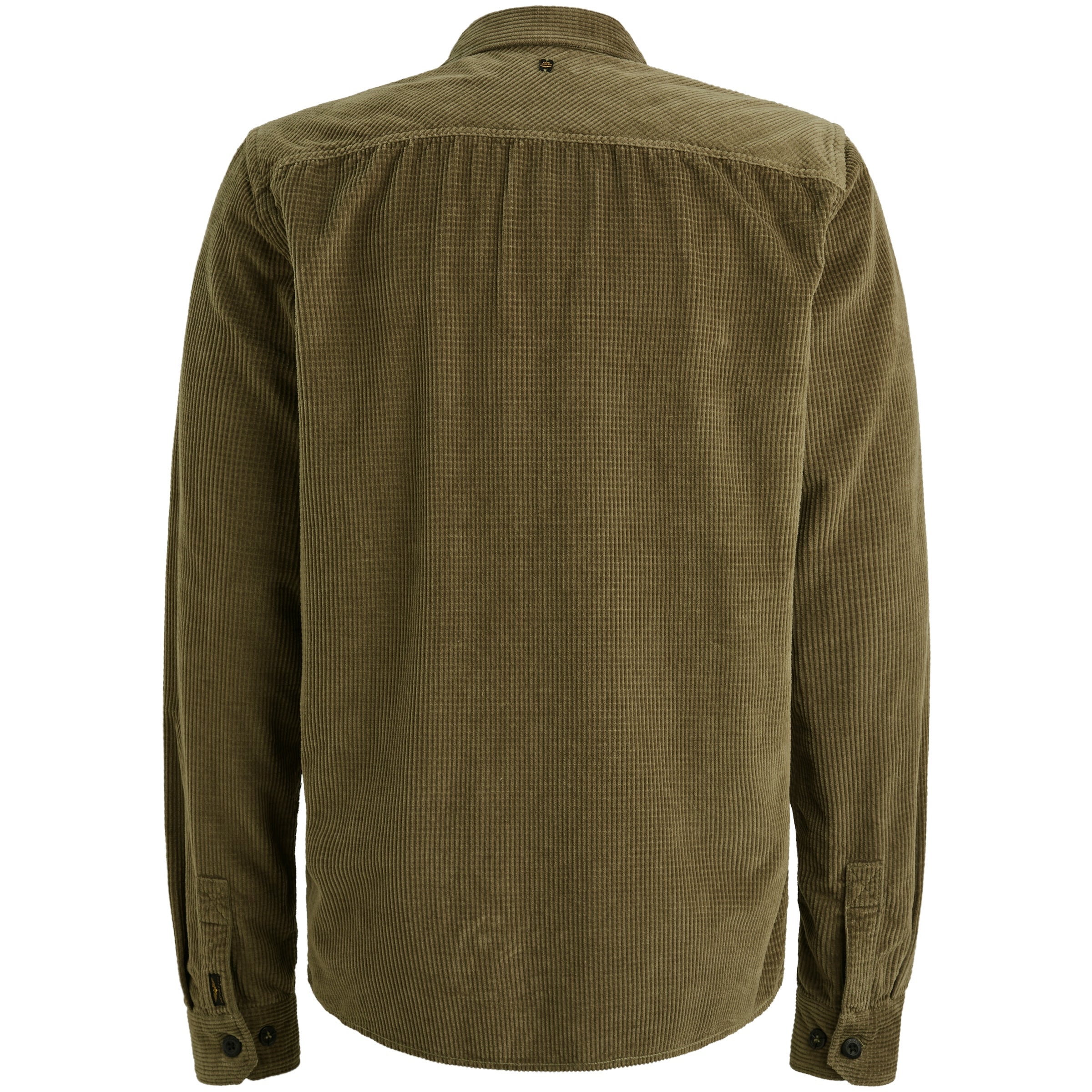 Cordhemd Regular Fit aus Baumwolle - 6389-Dusky Green - Grün