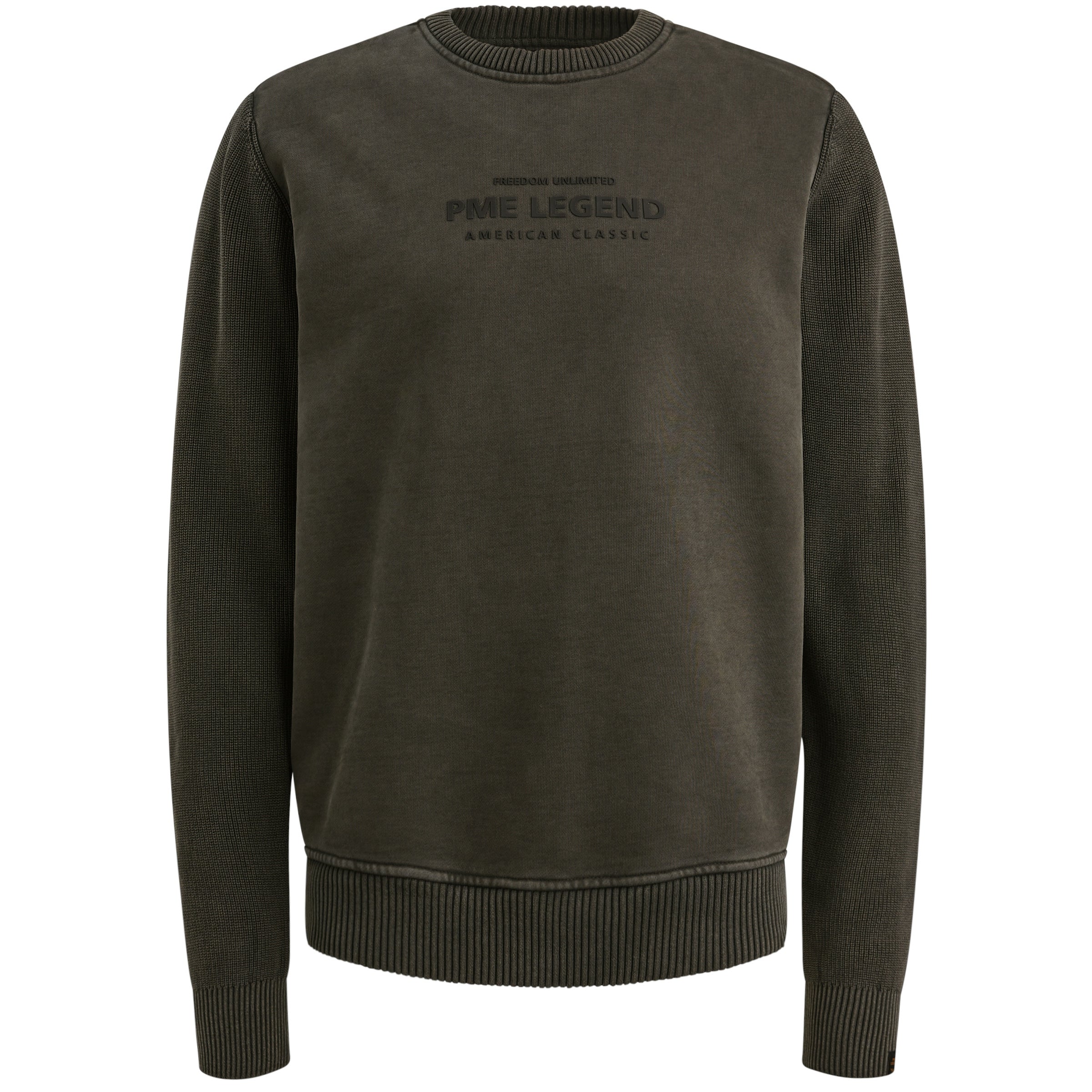 Sweatshirt aus Baumwolle - 9703-Dark Grey - Grau