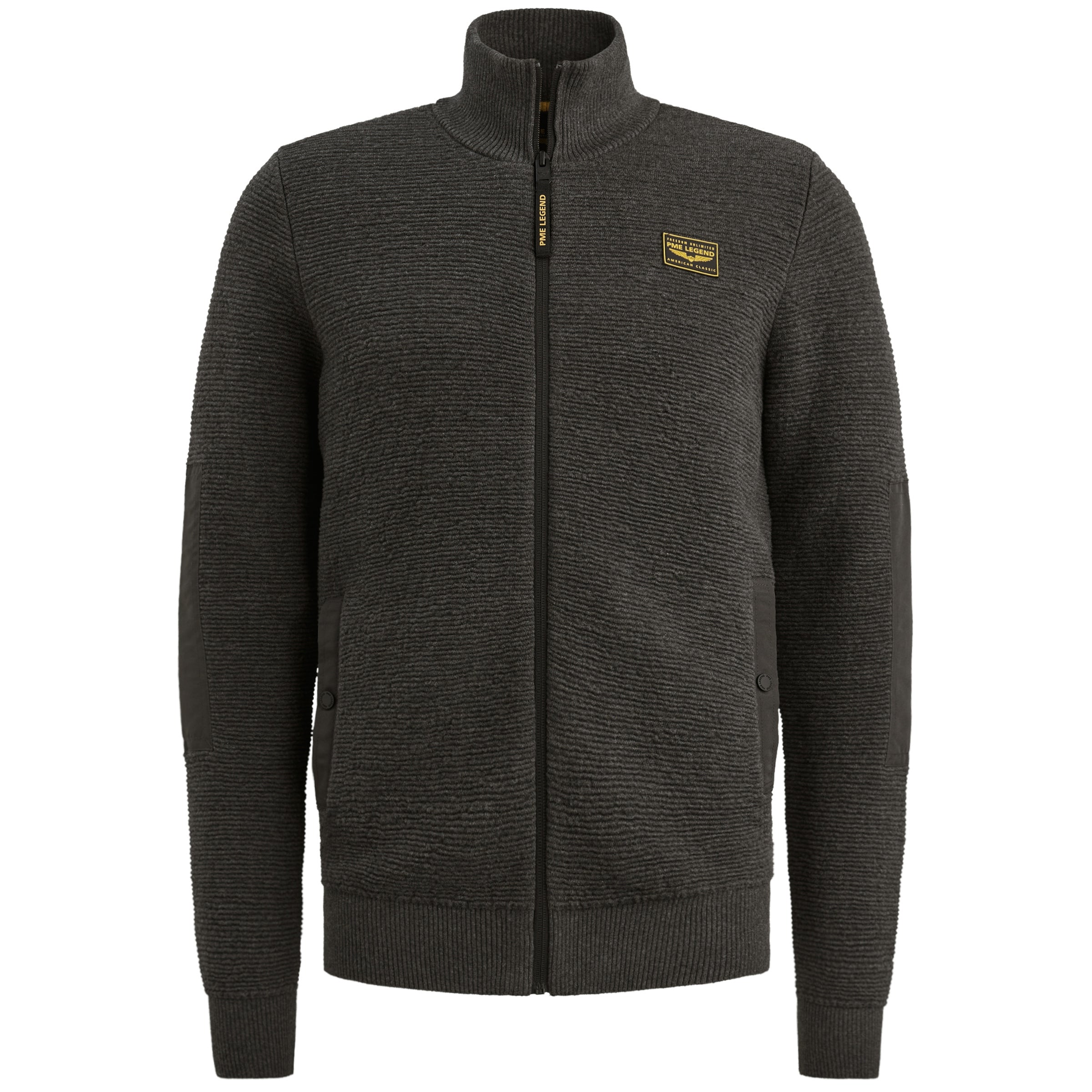 Strickjacke Regular Fit - 971-Dark Grey Melee - Grau
