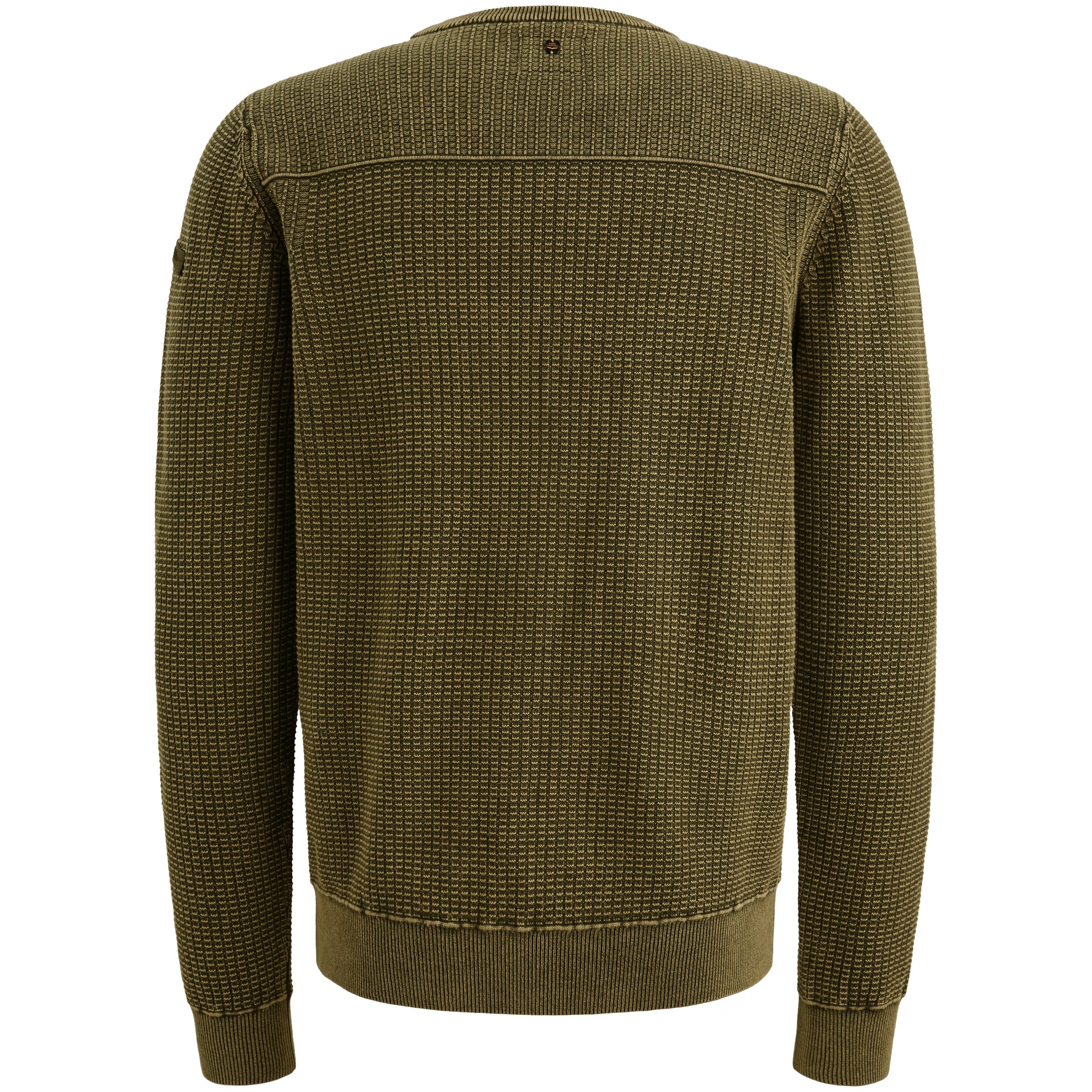 Strickpullover aus Baumwolle - 6389-Dusky Green - Grün