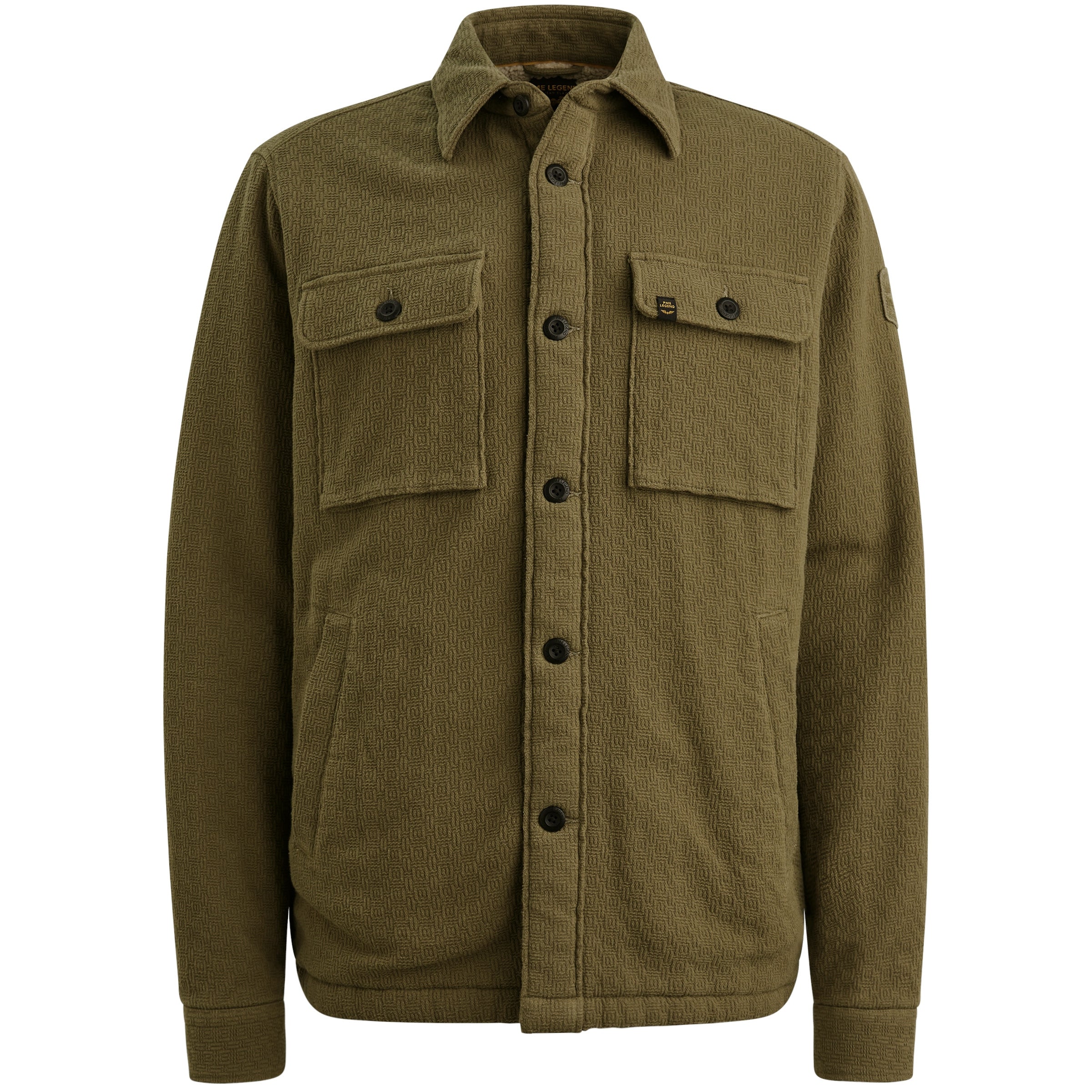 Overshirt gefüttert Regular Fit - 6389-Dusky Green - Grün