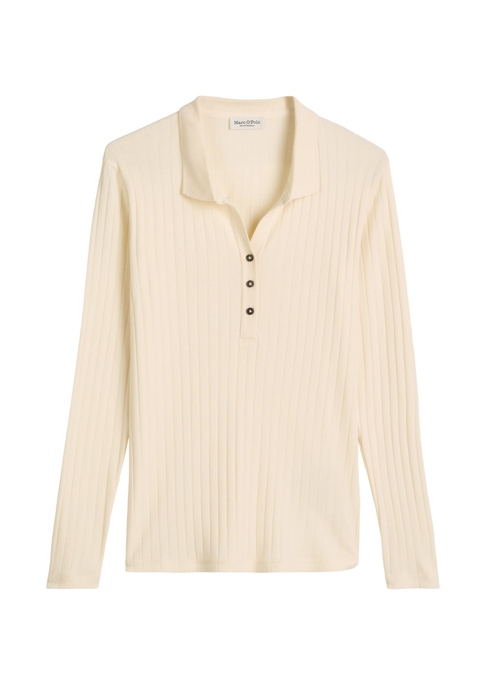 Poloshirt aus Baumwollmix - 143-raw cream - Creme