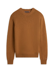 Strickpullover aus Baumwolle - GWP-BROWN - Braun