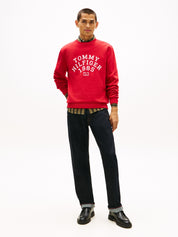 Sweatshirt aus Baumwollmix - XLD-RED - Rot