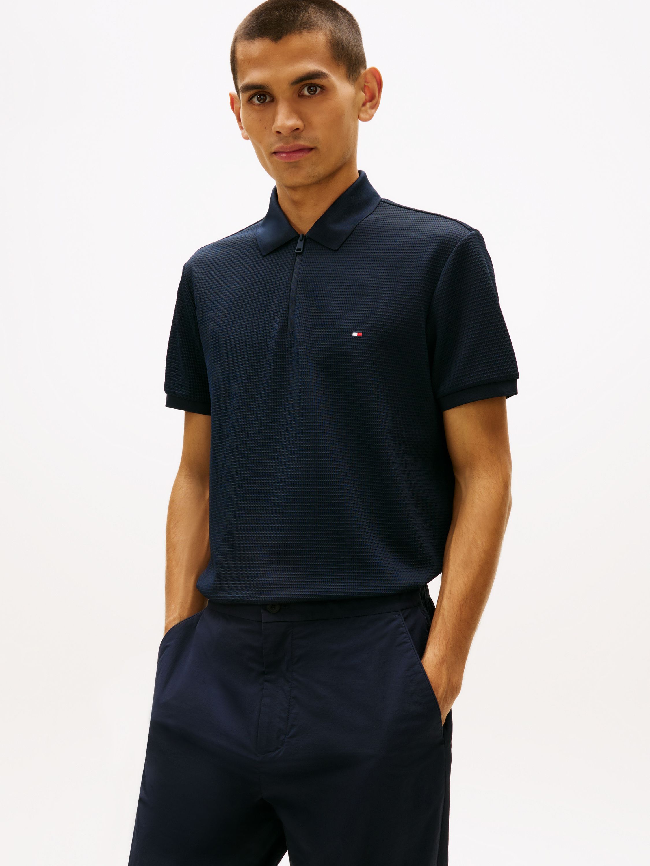 Tech-Poloshirt PERFORMANCE Regular Fit - DW5-BLUE - Blau