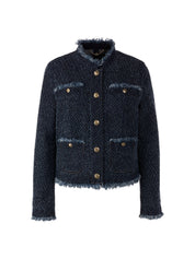 Jacke in Tweed-Optik - 357 - Blau