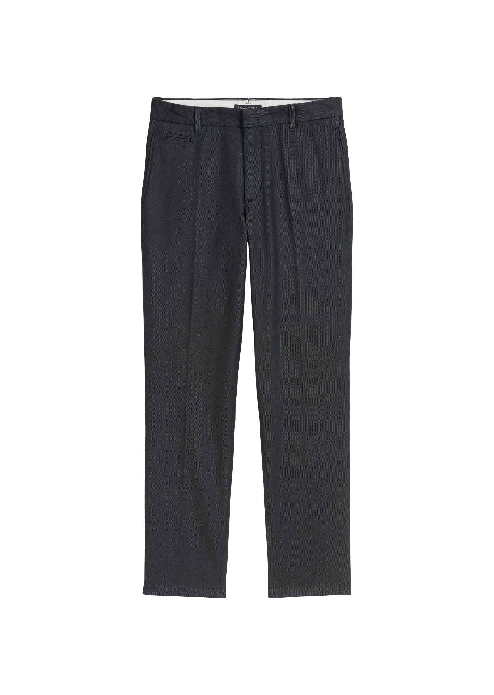 Bügelfaltenhose Straight Leg - W86-multi/ dark navy - Grau