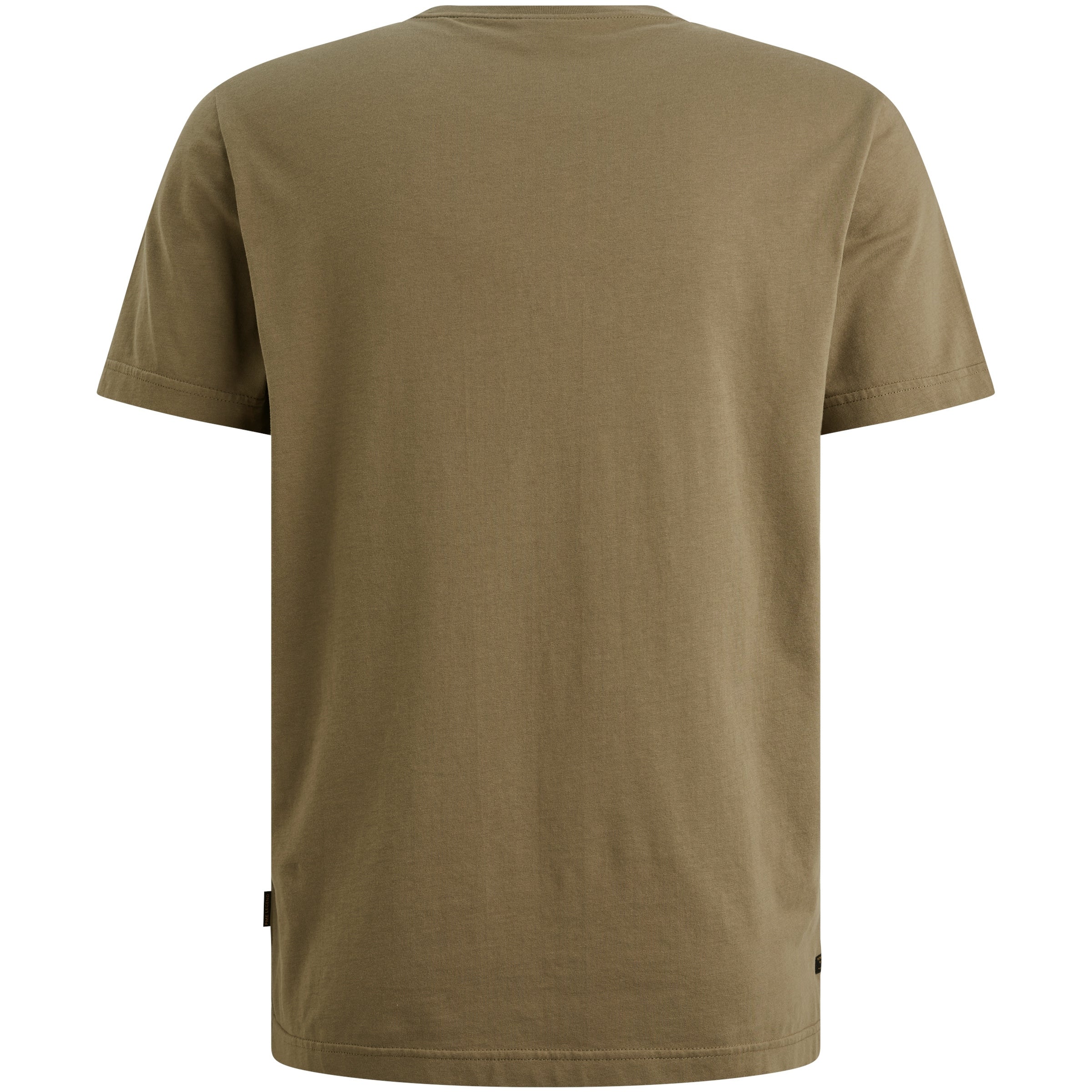 T-Shirt aus Baumwolle - 6389-Dusky Green - Khaki
