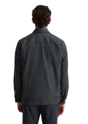 Overshirt aus Baumwolle - W86-multi/ dark navy - Blau