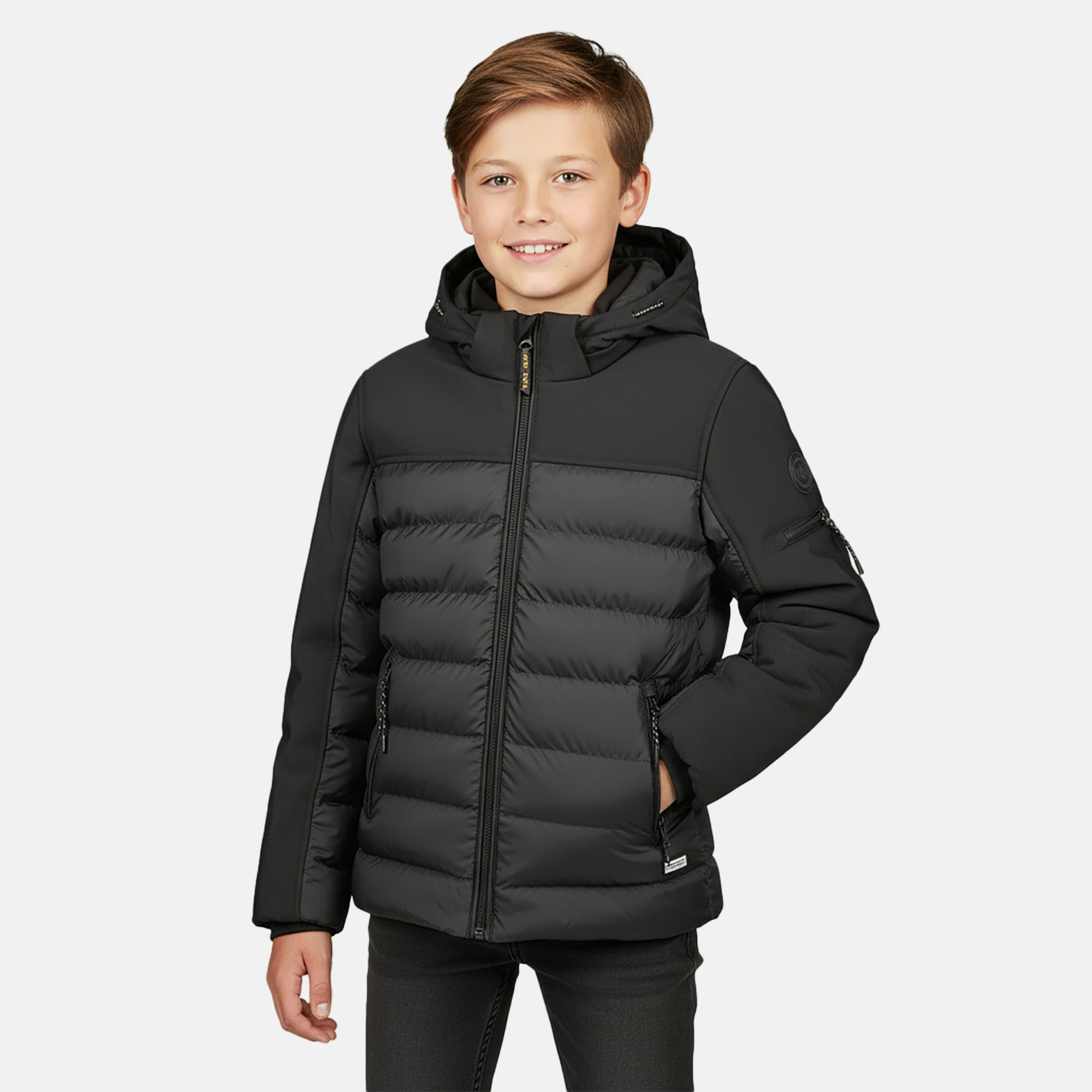 Winterjacke CRIMSON jr. - 01-Black - Schwarz