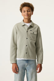 Overshirt aus Baumwollmix - 6726-desert sage - Grün