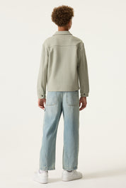 Overshirt aus Baumwollmix - 6726-desert sage - Grün