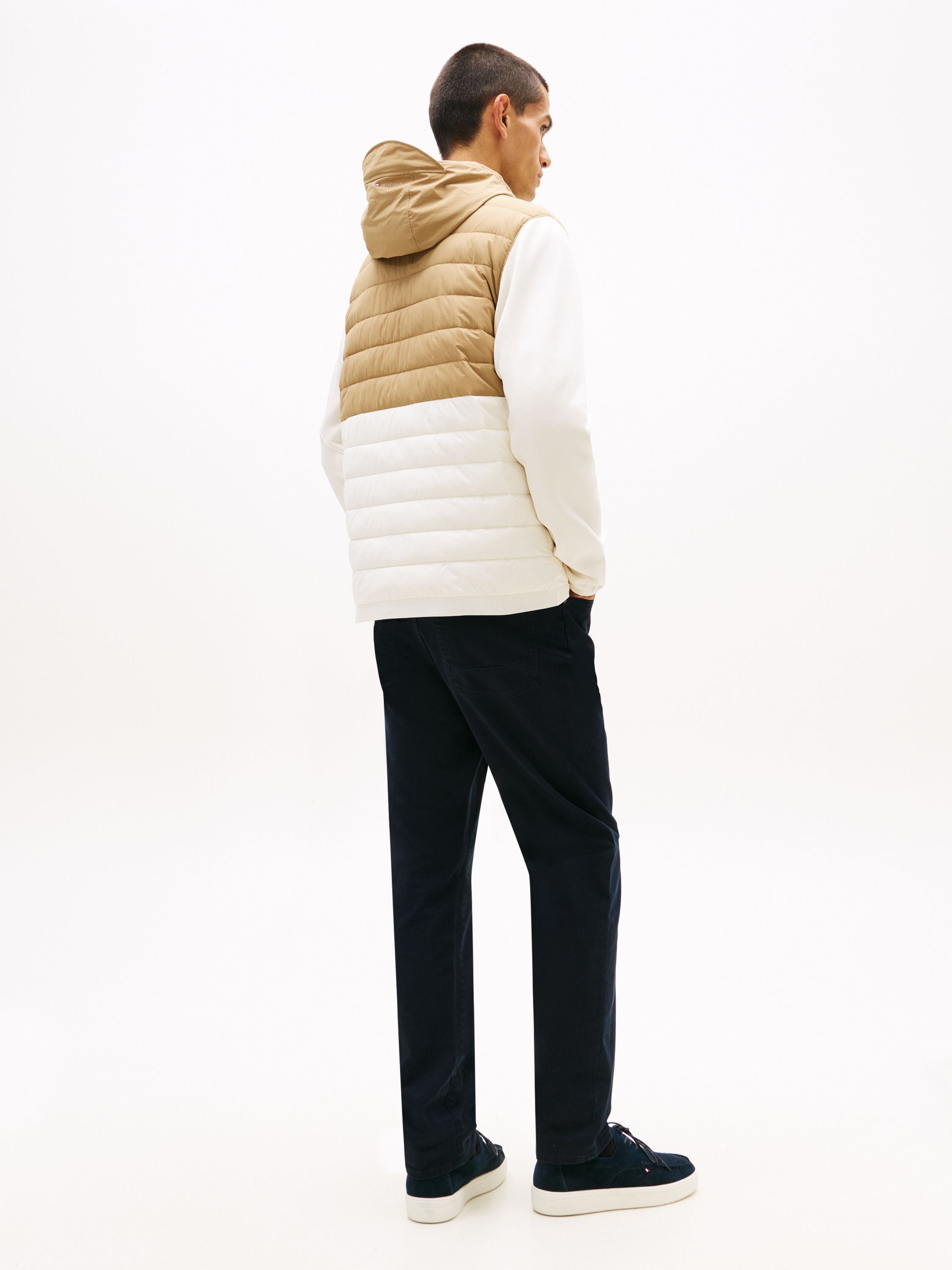 Steppjacke mit Kapuze - 0F4-BEIGE - Beige