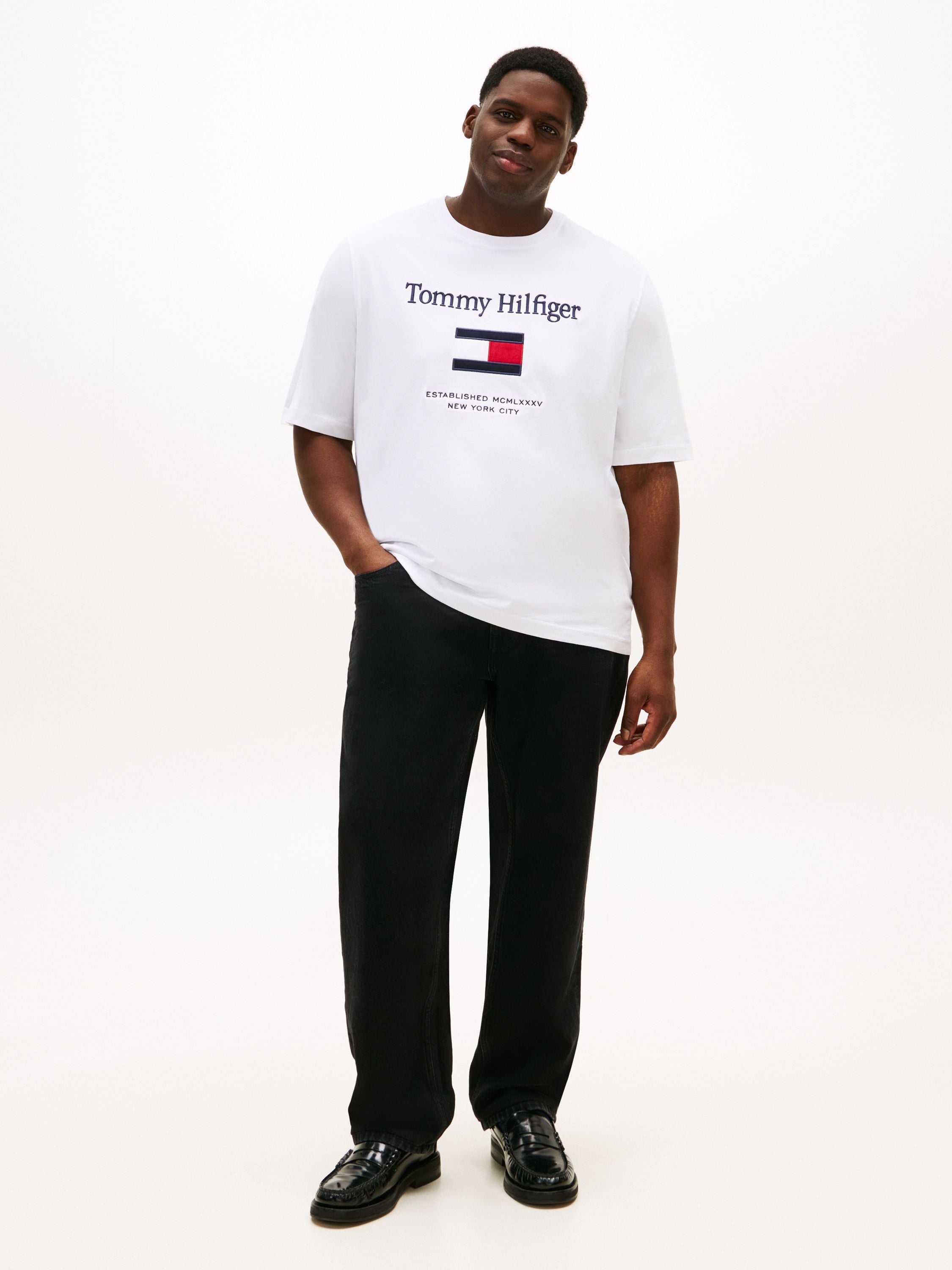 T-Shirt aus Bio-Baumwolle - YBR-WHITE - Weiß