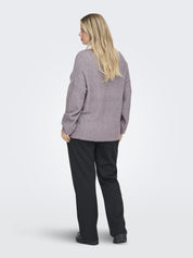 Strickpullover ARIZONA glitzernd - Nirvana/Melange/Silver sequins - Violett