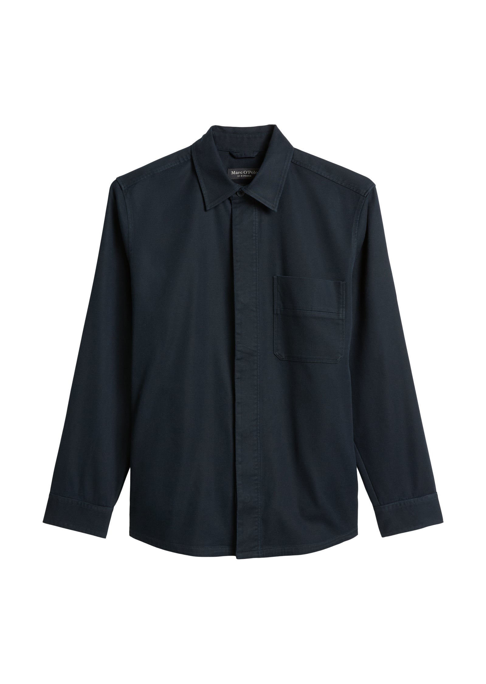 Overshirt aus Baumwolle - 898-dark navy - Blau
